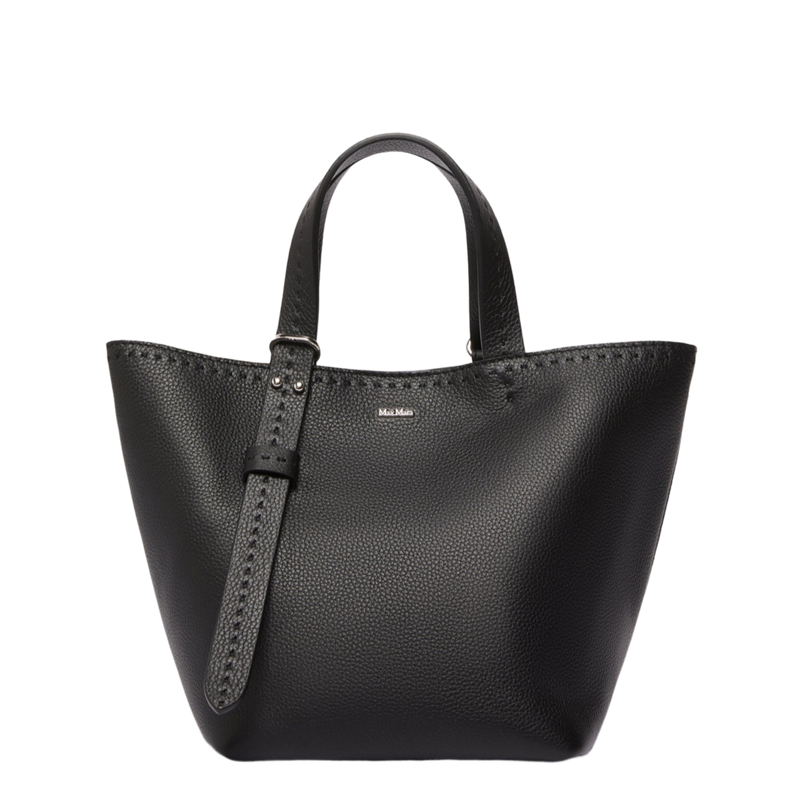 Extra-small leather Archetipo bag, black