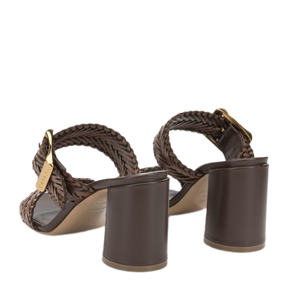 MAYFEYR - Casadei - Leather Mid Heeled Sandals - 1M576B0801C30492615