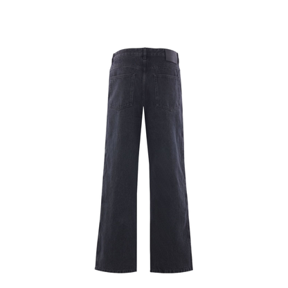 Anagram Baggy Jeans in Denim Black
