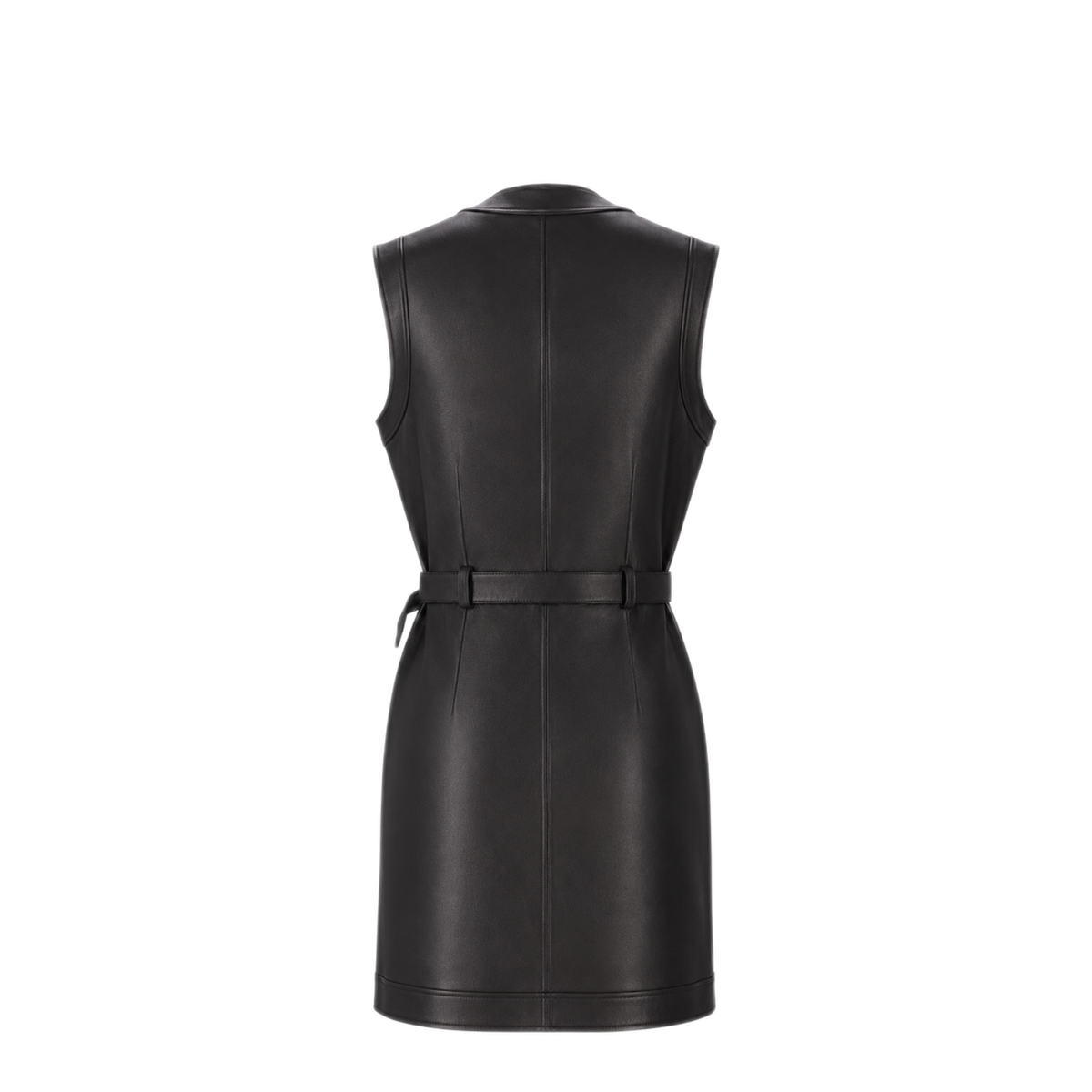 MAYFEYR - LA ROSE - Leather Dress Nero - 1395LEATHERDRESSBK
