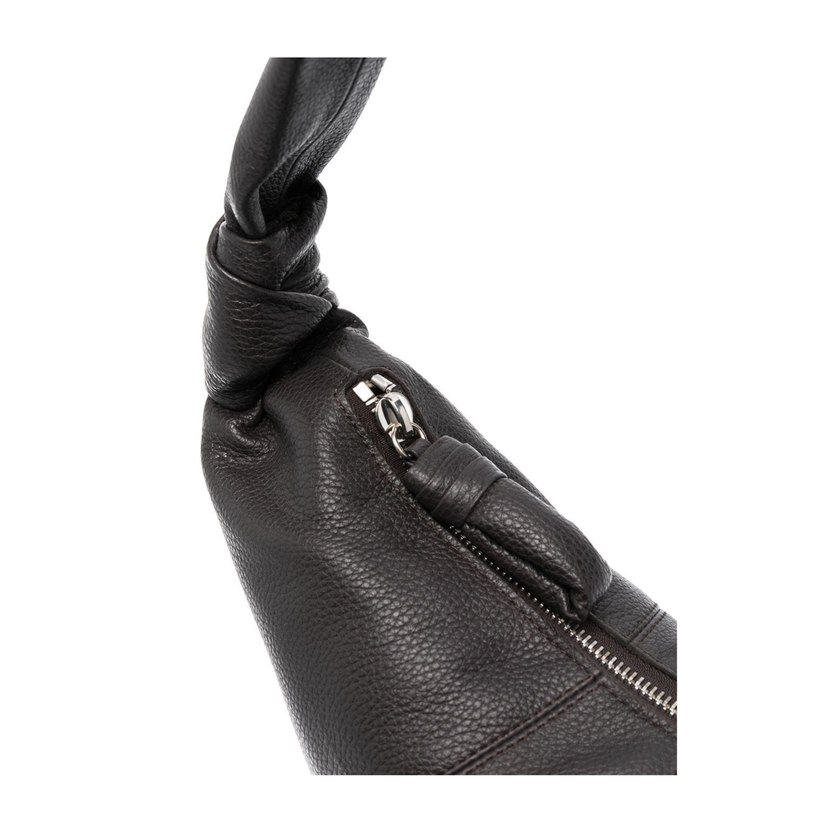 Croissant medium leather shoulder bag