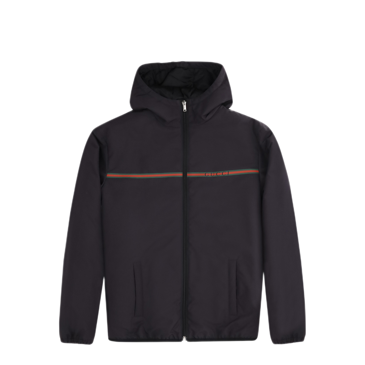 MAYFEYR - Gucci - Hooded Nylon Zip Jacket For Boy - A00446XWAWX4003