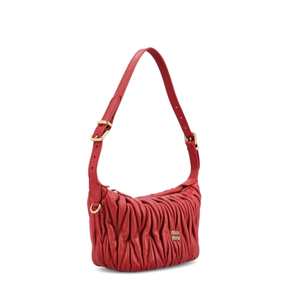 MAYFEYR - Miu Miu - Matelassé Nappa Leather Pouch In Briar - 5BP100AN88F0011