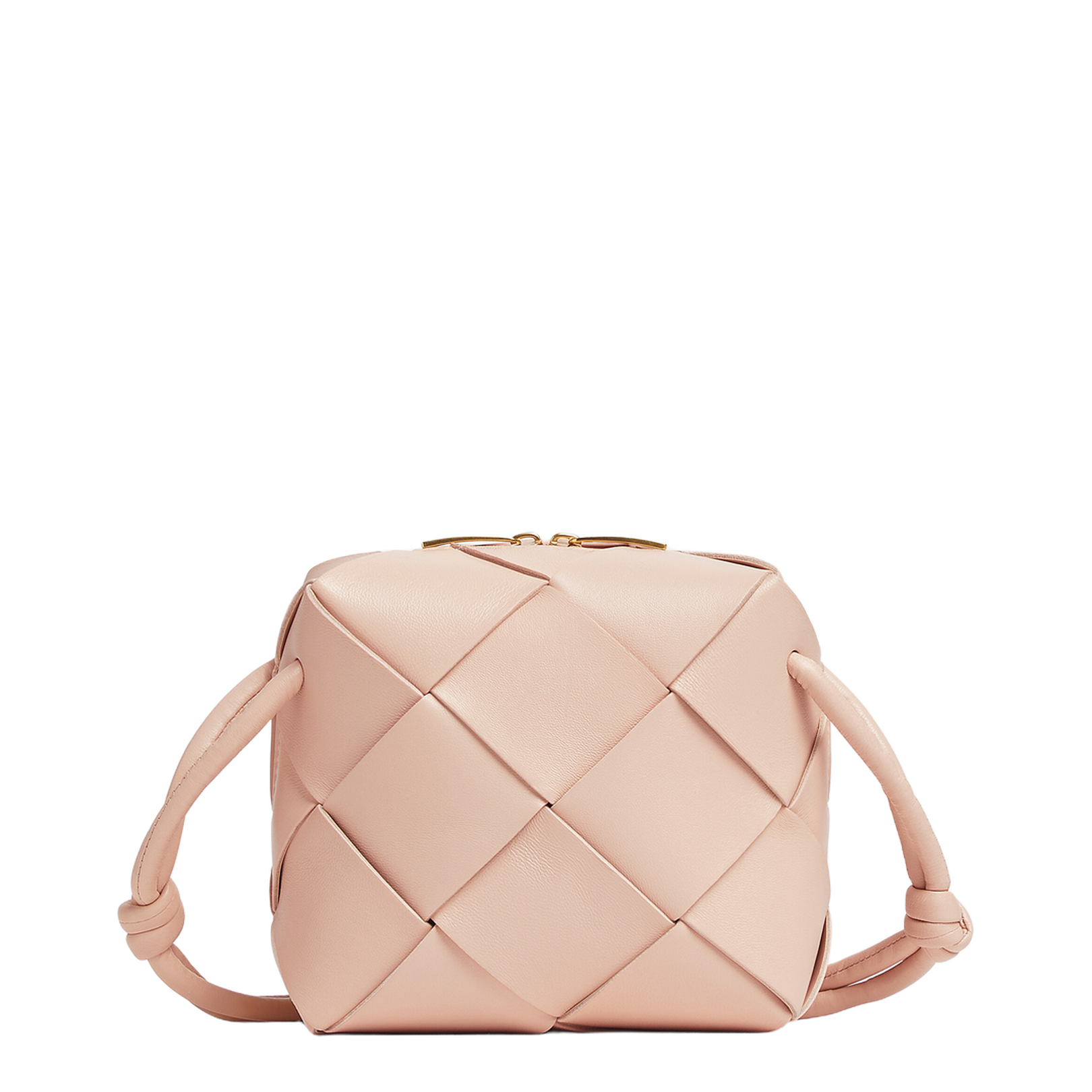 Cassette Mini Leather Shoulder Bags - Pink