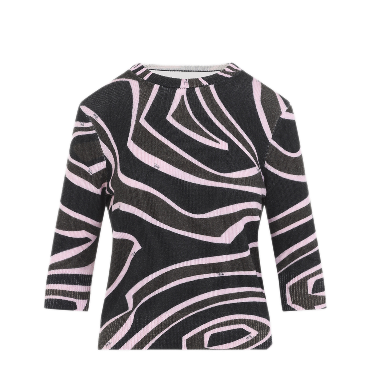 MAYFEYR - Pucci - Khaki Pink Long Sleeve Knit Top - 6UKM726U960020
