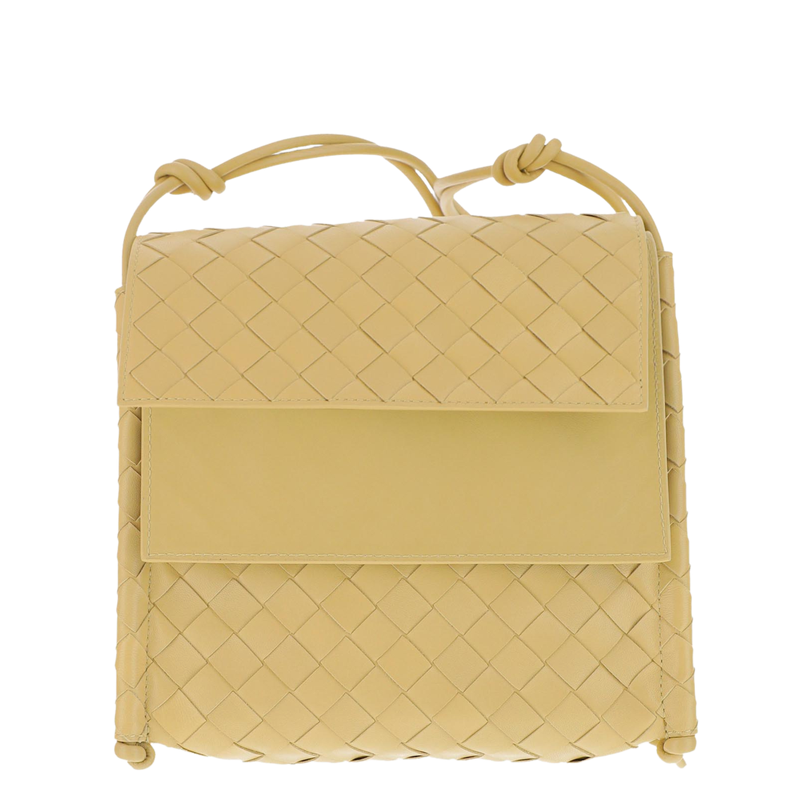 Intrecciato Woven Design Crossbody Bag