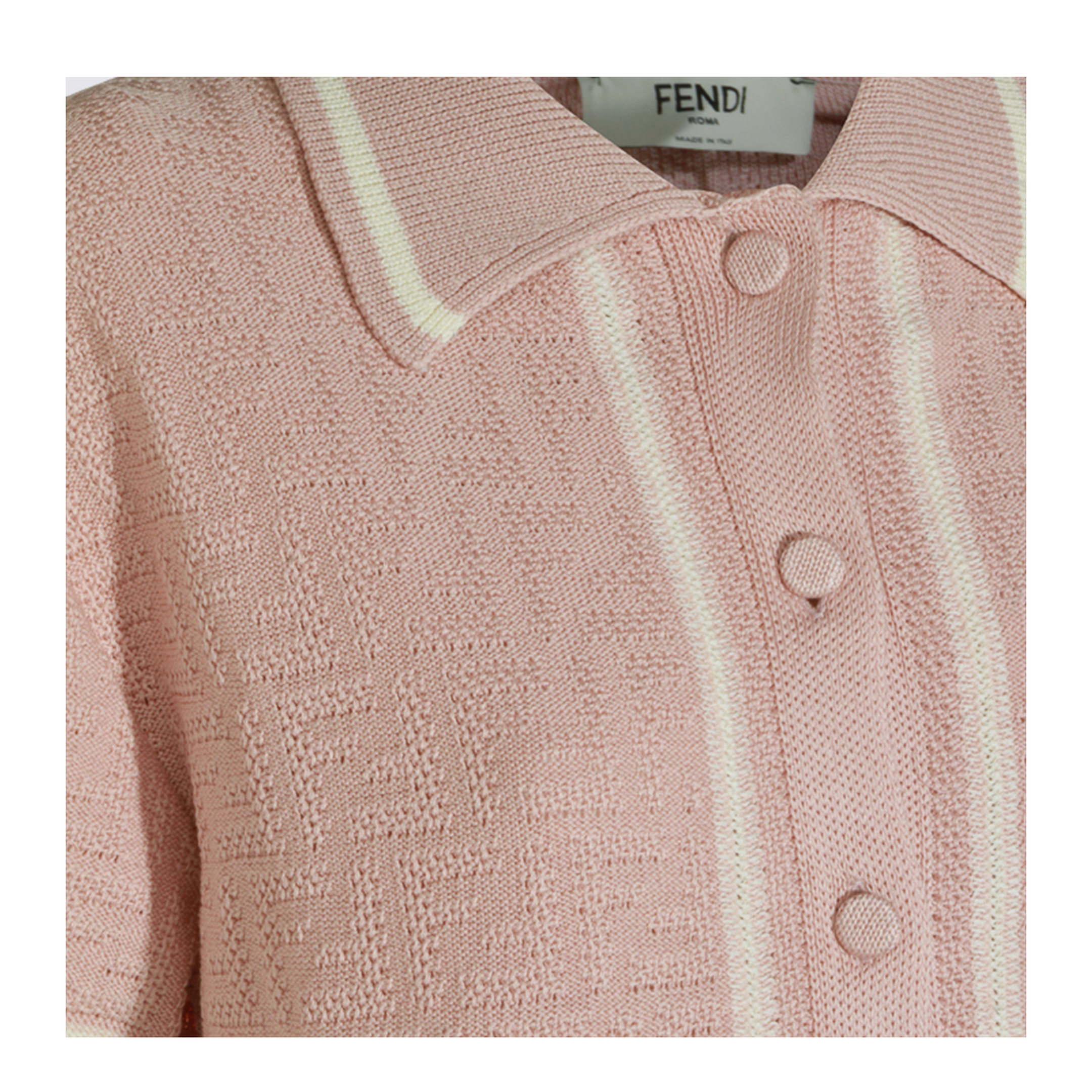 MAYFEYR - Fendi - Polo Shirt - Pink - FZE584AV8QF1WX8
