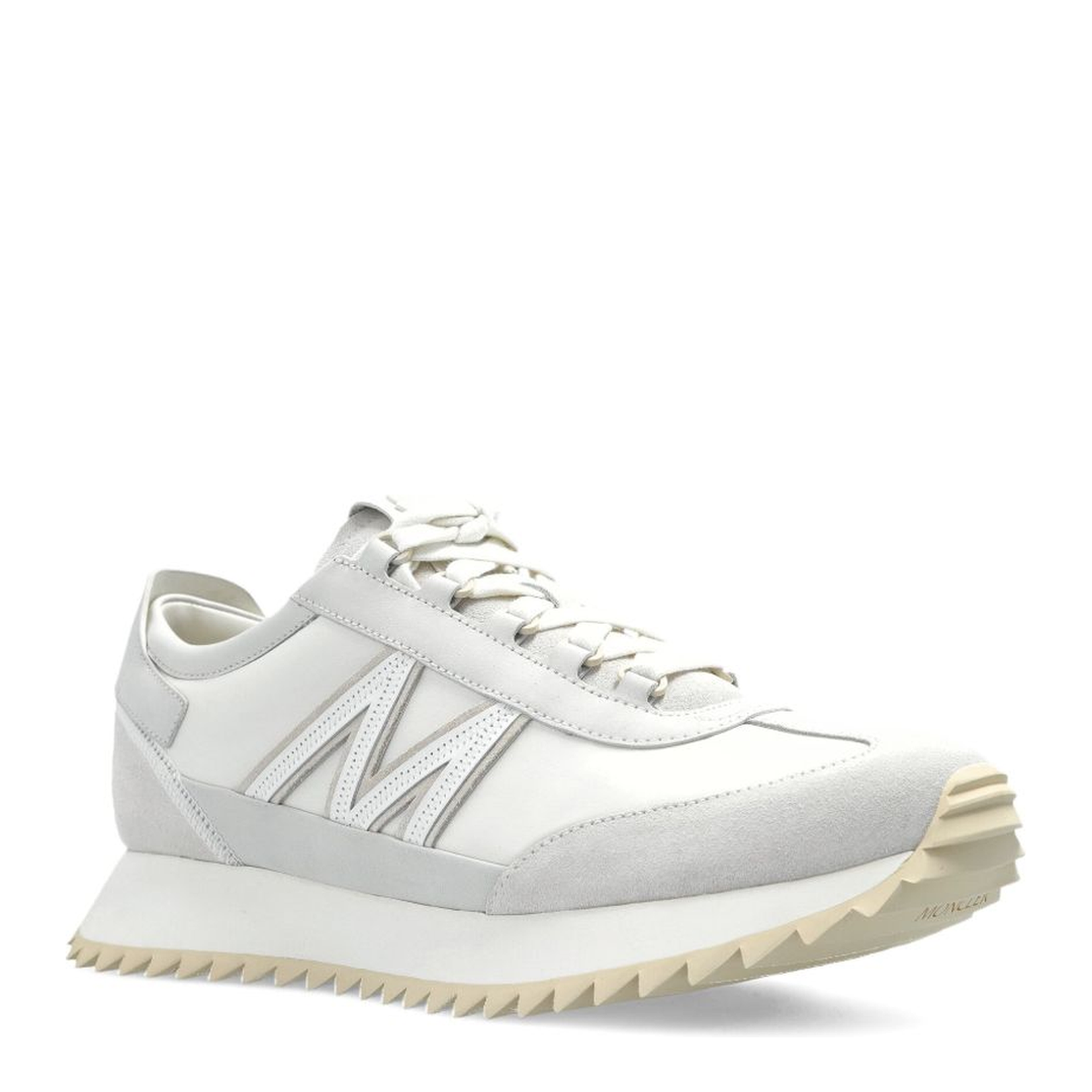 White Pacey2 Suede & Nubuck Trainers