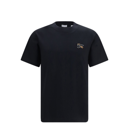 MAYFEYR - Burberry - Embroidered Logo Cotton T-Shirt - 8127949