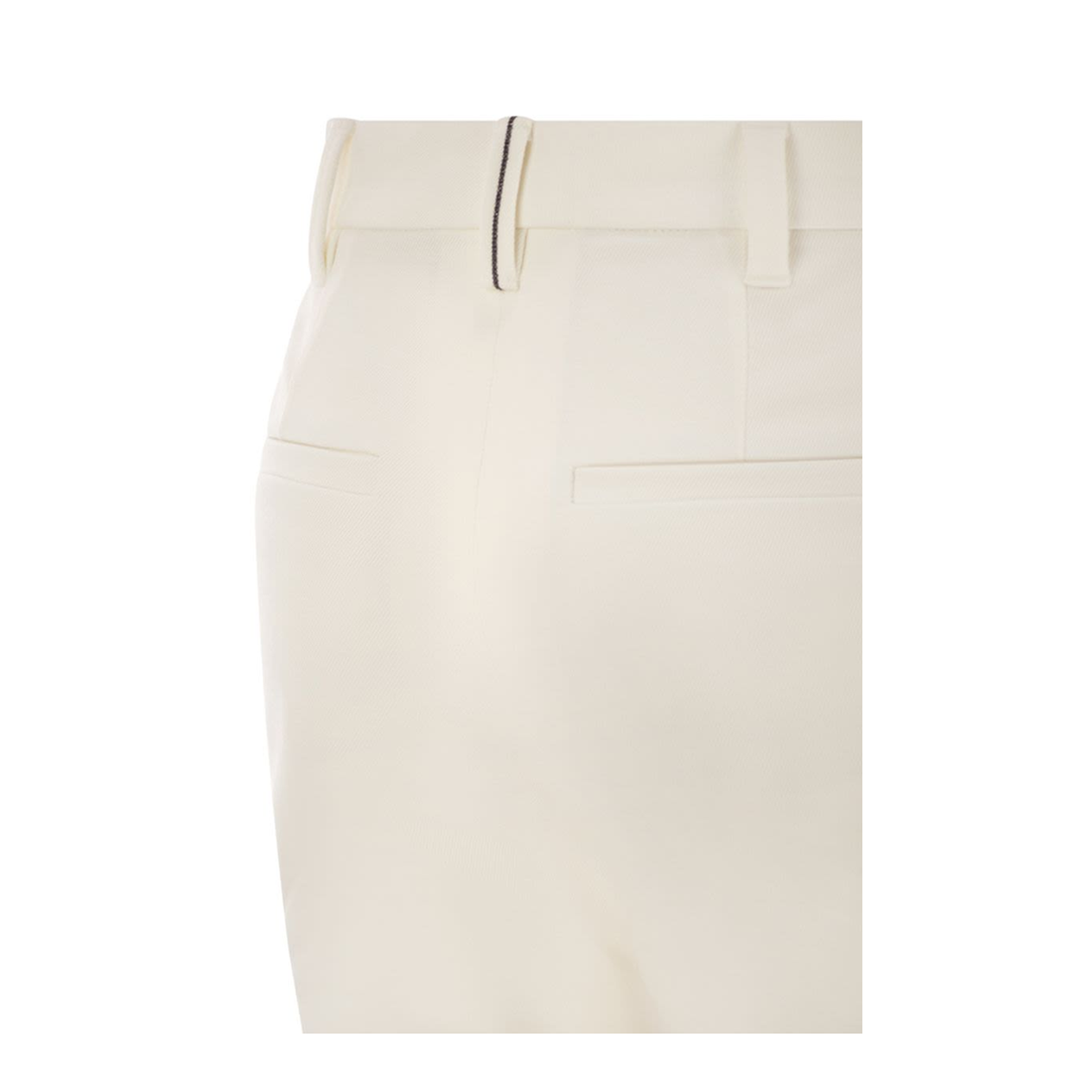 Cigarette Trousers Stretch Cotton