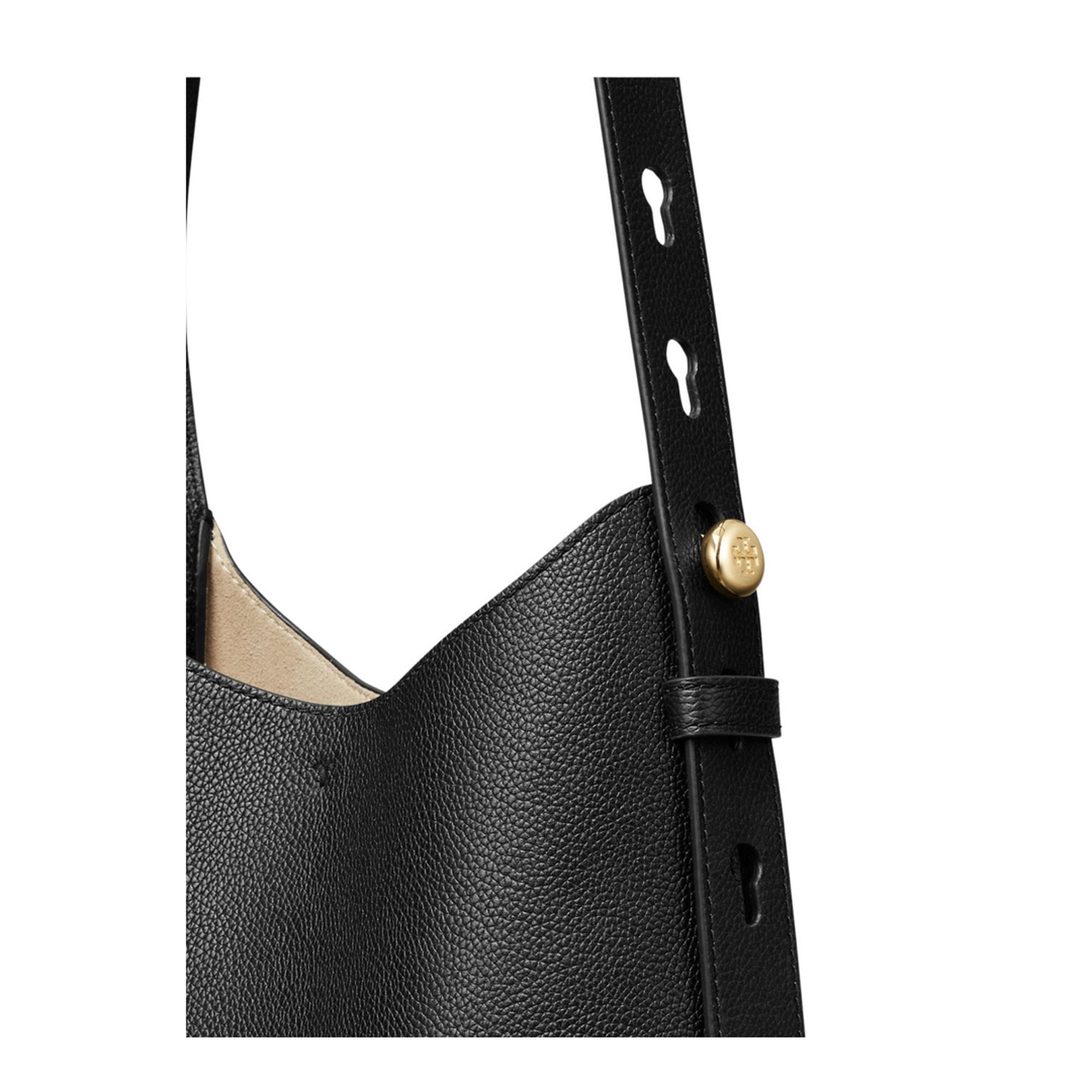 Romy Small Leather Hobo Bag