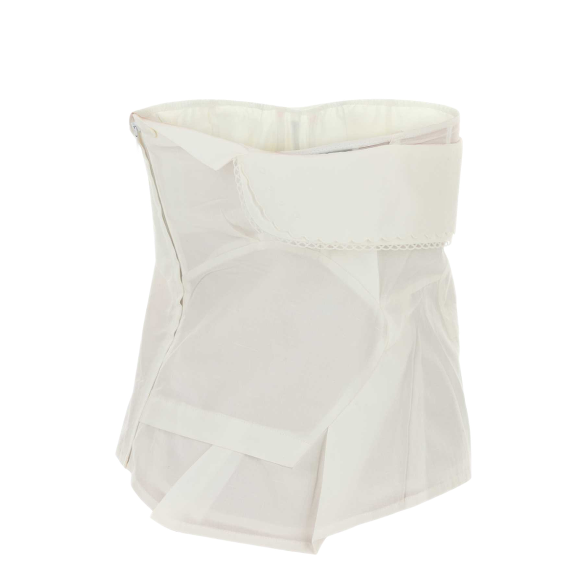 MAYFEYR - Miu Miu - White Poplin Top - MT2100SOOO163MF0009