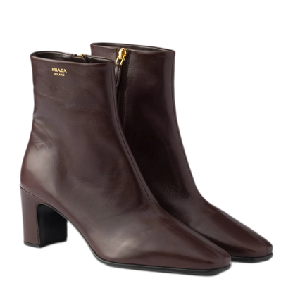 MAYFEYR - Prada - Leather Ankle Boots - 1T708OF065070F0003