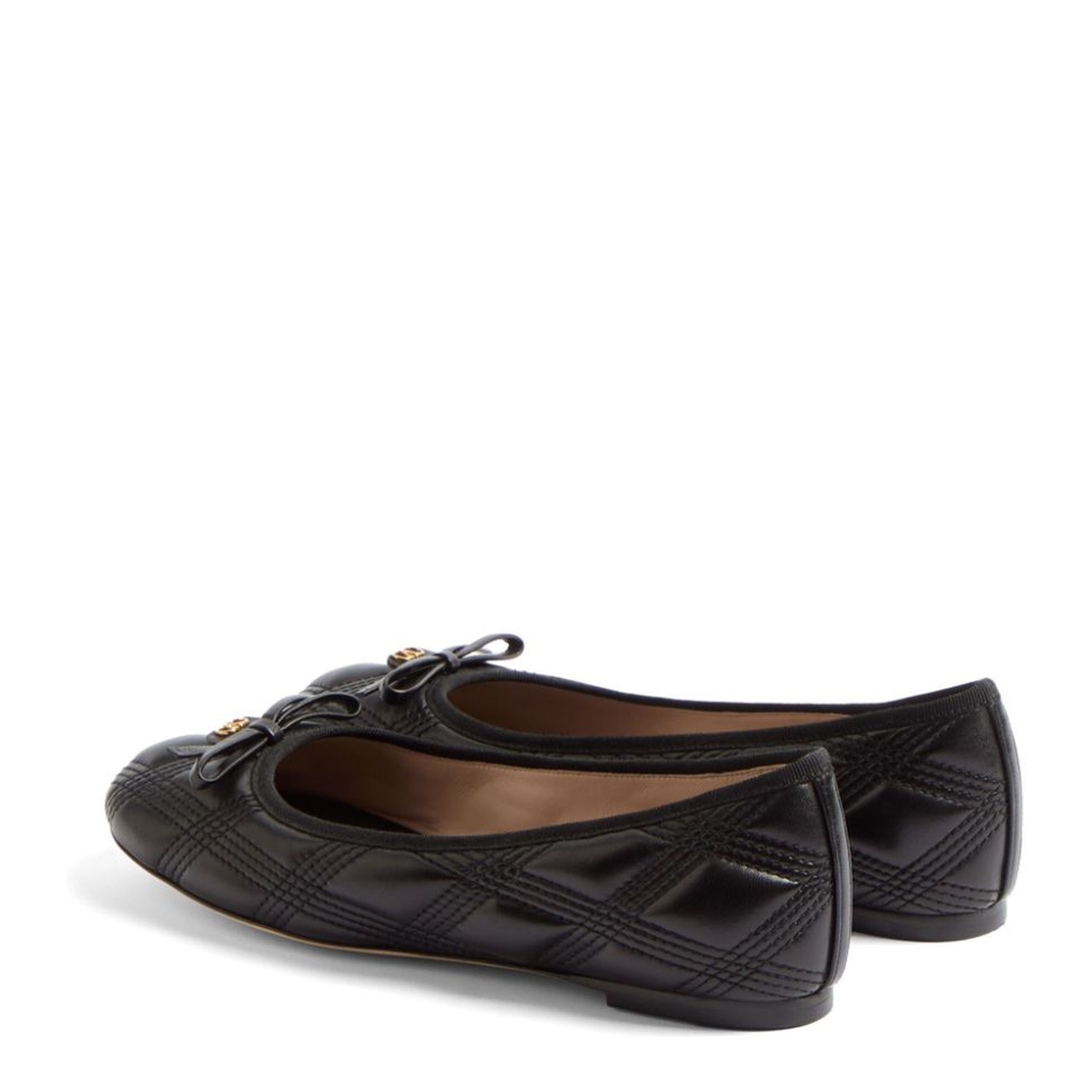 Quiltie 67 Leather Ballet Flats