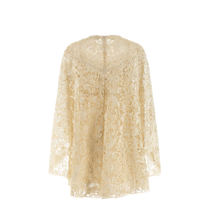 'Memento Bird Lace Mini' Dress