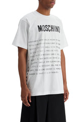 Moschino t-shirt with lettering print