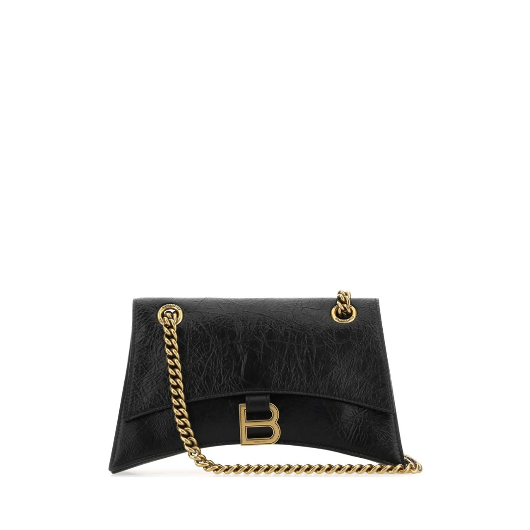 Crush Small Shoulder Bag, Gold Hardware