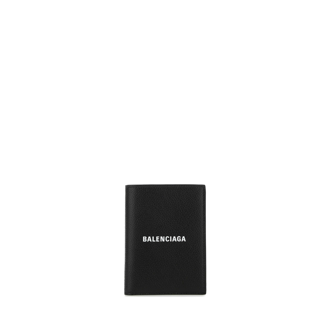 Vertical Bifold Cardholder in Black