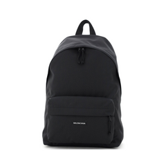 Explorer Nylon Backpack in Black