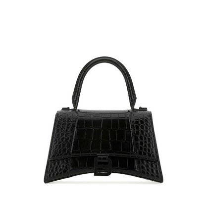 沙漏小号手提包，漆面金属配件