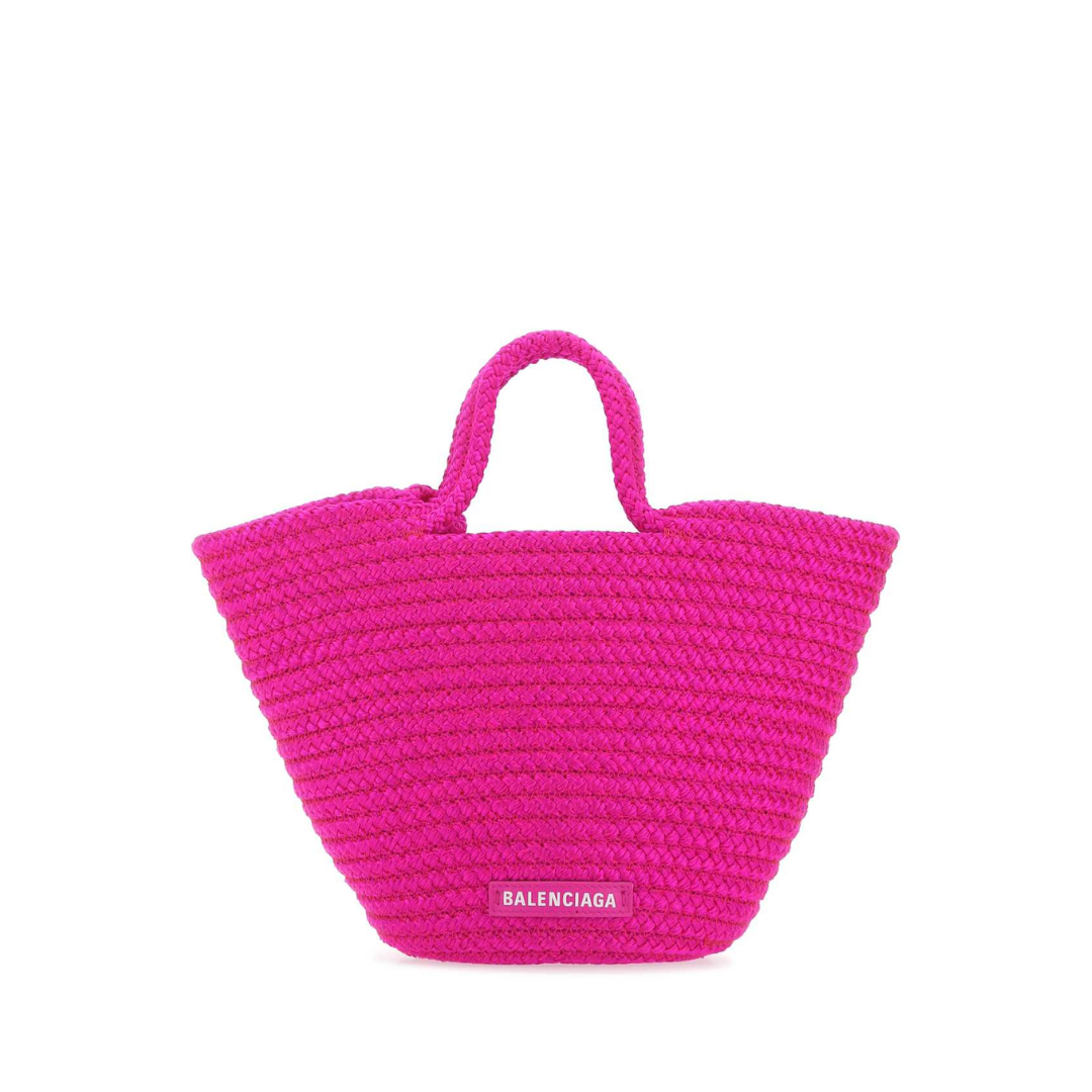 Ibiza Woven Basket Top Handle Bag