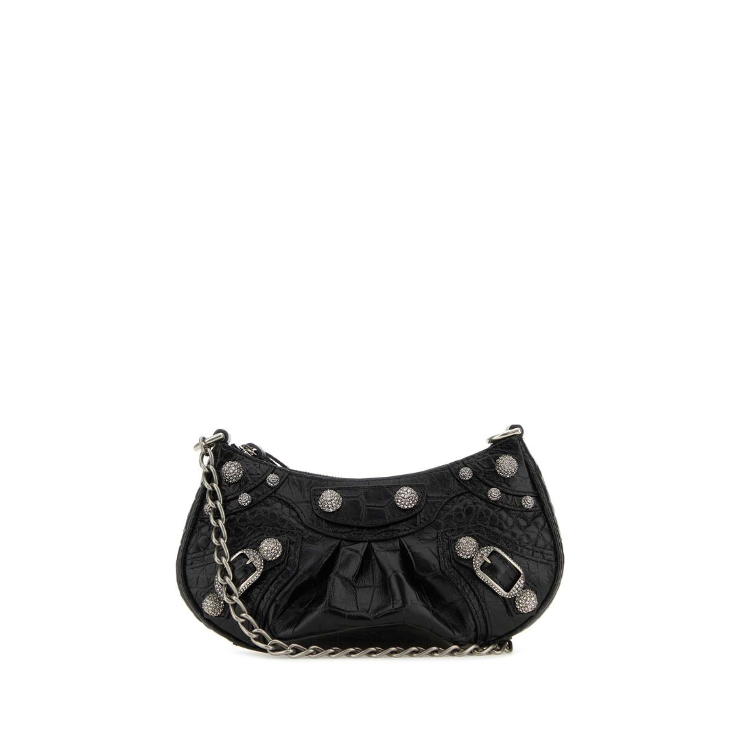 Le Cagole Mini Shoulder Bag, Silver Hardware