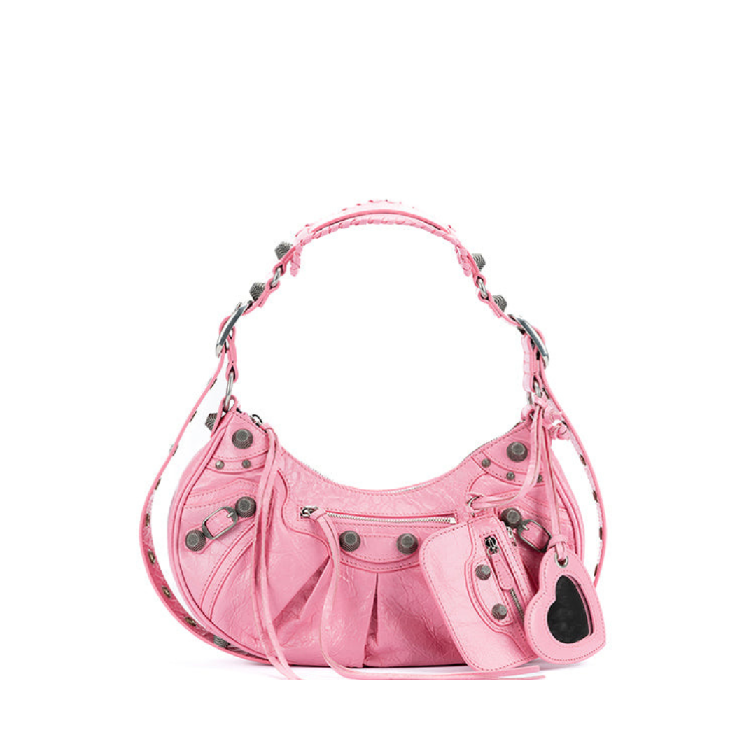 Le Cagole Small Shoulder Bag Lacquered Hardware