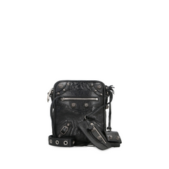 Le Cagole Small Shoulder Bag, Silver Hardware