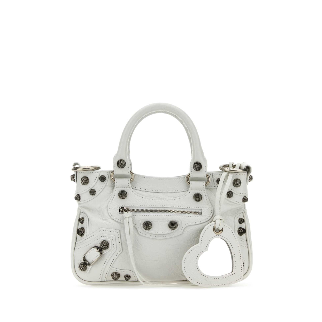 Neo Cagole Top Handle Bag, Silver Hardware