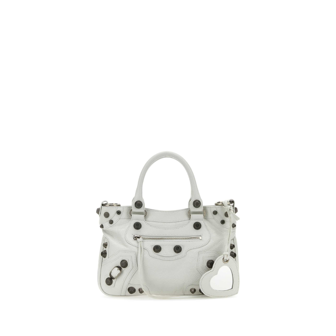 Neo Cagole XS Top Handle Bag, Silver Hardware