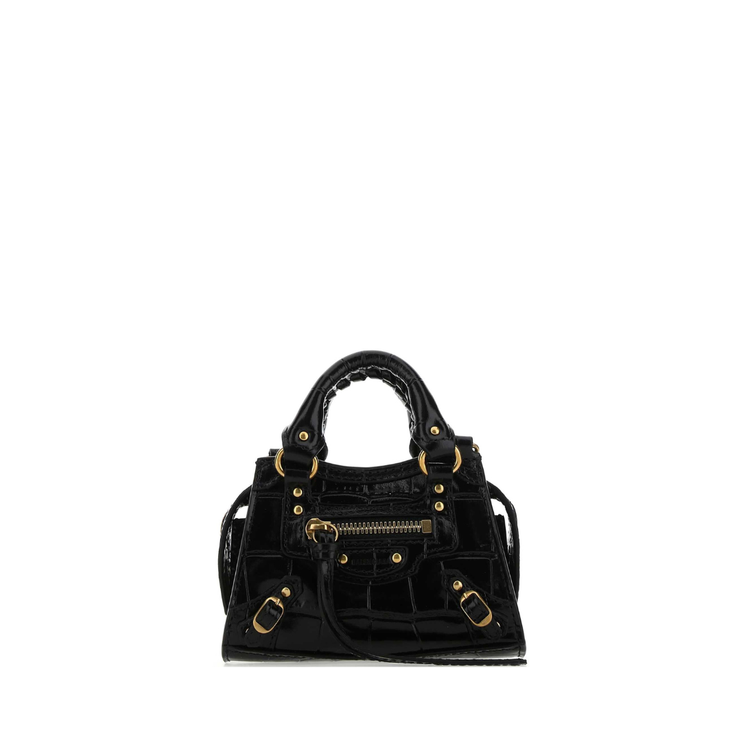 Neo Classic Mini Nano Crossbody Bag, Gold Hardware