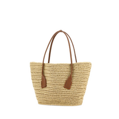 Arco Large Raffia Bag