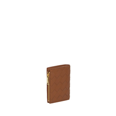 Bifold Wallet, Gold Hardware