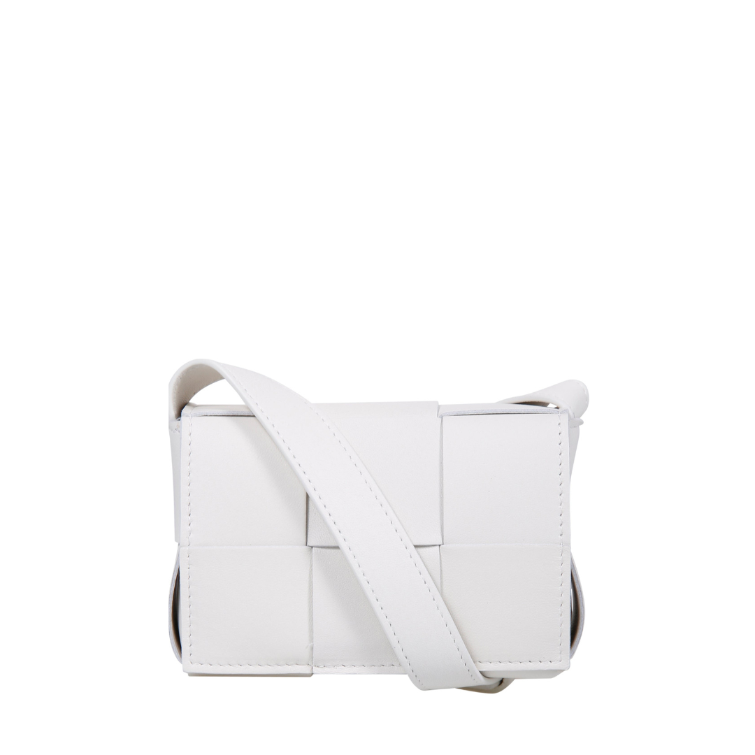 Candy Cassette Crossbody Bag In White White