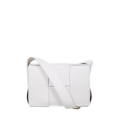 Candy Cassette Crossbody Bag In White White