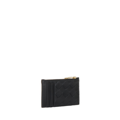 Intrecciato Cardholder, Gold Hardware