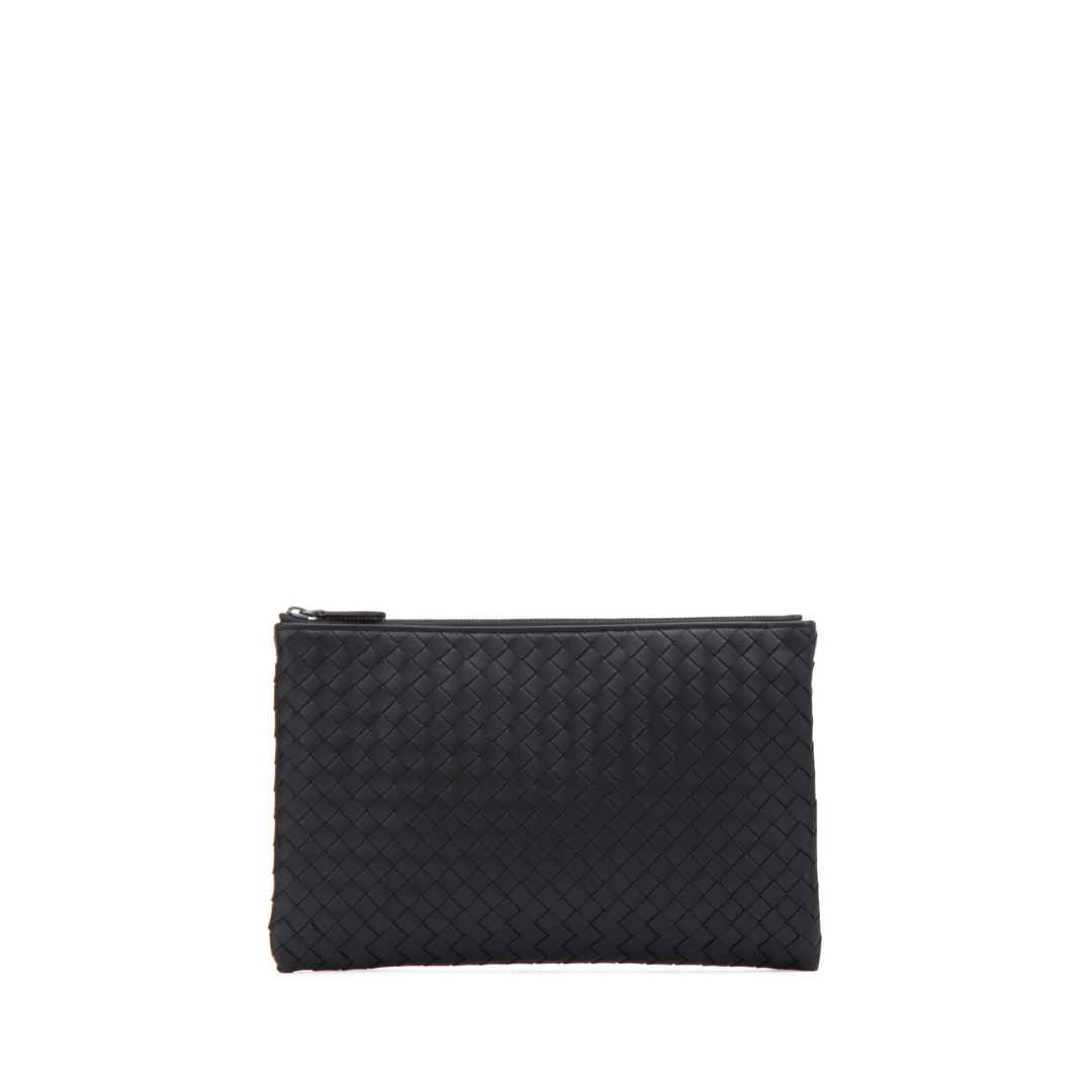 Intrecciato Black Ladies Pouch