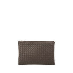 Intrecciato Pouch, Ruthenium Hardware