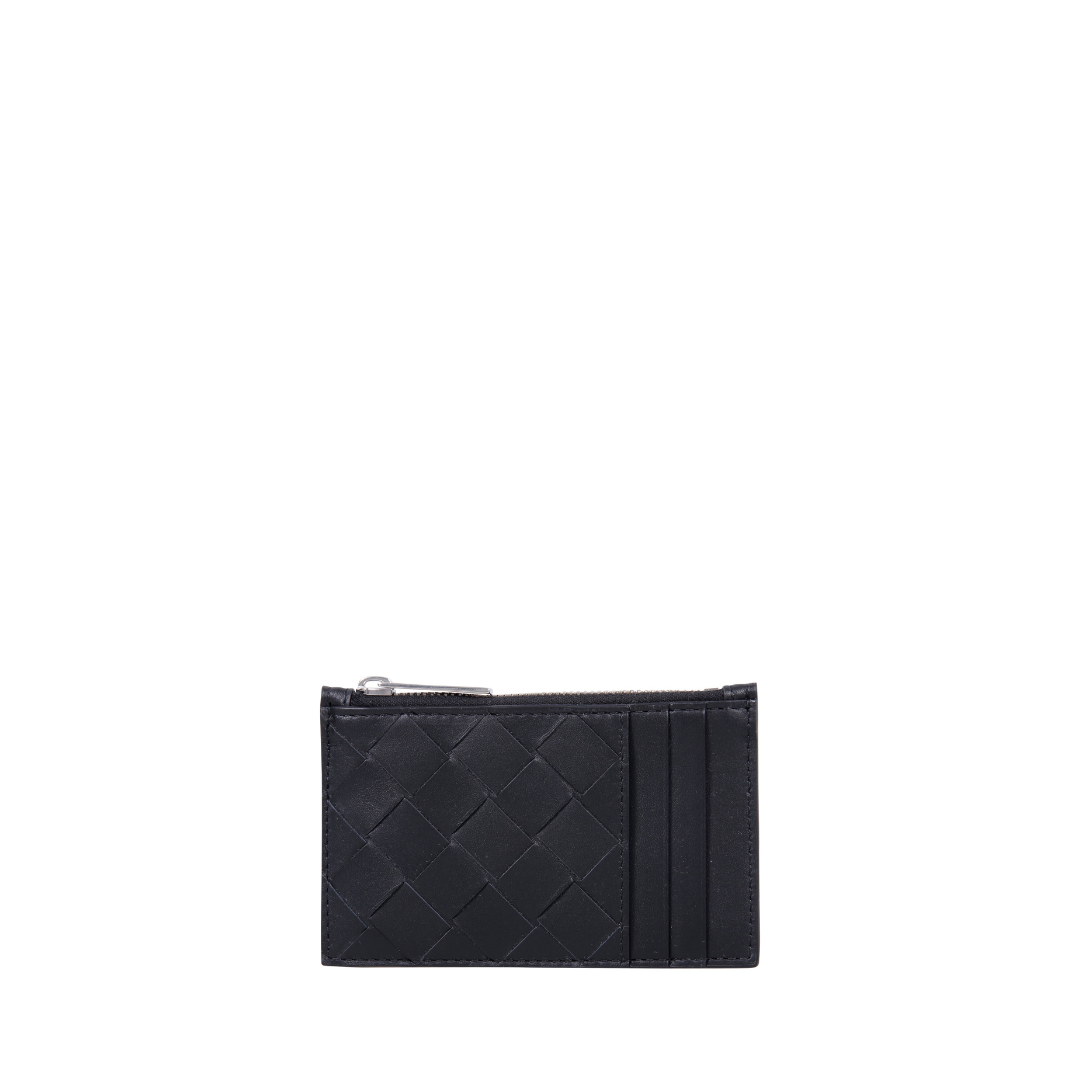 Intrecciato Zipped Cardholder