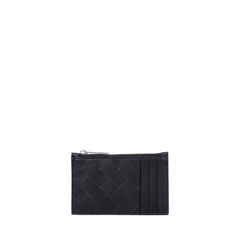 Intrecciato Zipped Cardholder