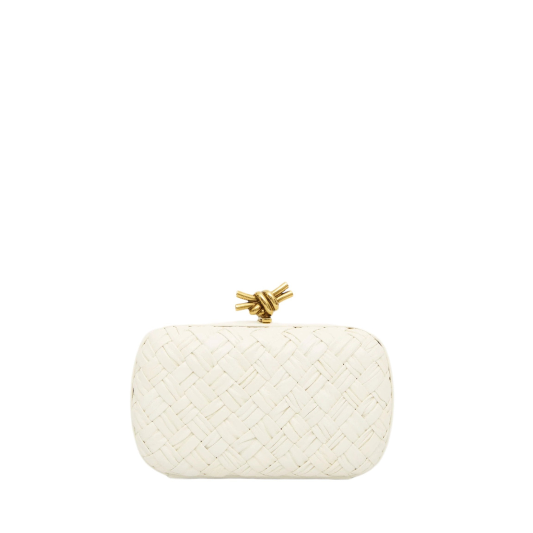 Knot Minaudiere Intrecciato Clutch Bag