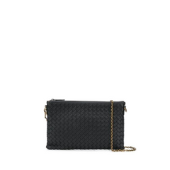 Pouch With Chain, Gold Hardware