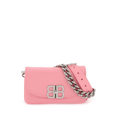 BB Flap Shoulder Bag, SIlver Hardware