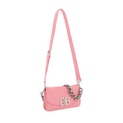 BB Flap Shoulder Bag, SIlver Hardware