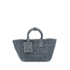 Bistro XS Denim Top Handle Bag SHW