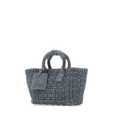 Bistro XS Denim Top Handle Bag SHW