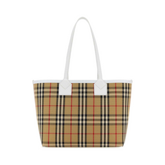 Vintage Check Pattern Tote Bag