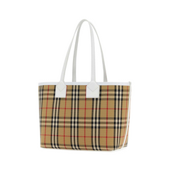 Vintage Check Pattern Tote Bag