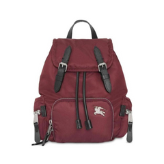 The Small Crossbody Rucksack In Puffer Nylon In Red