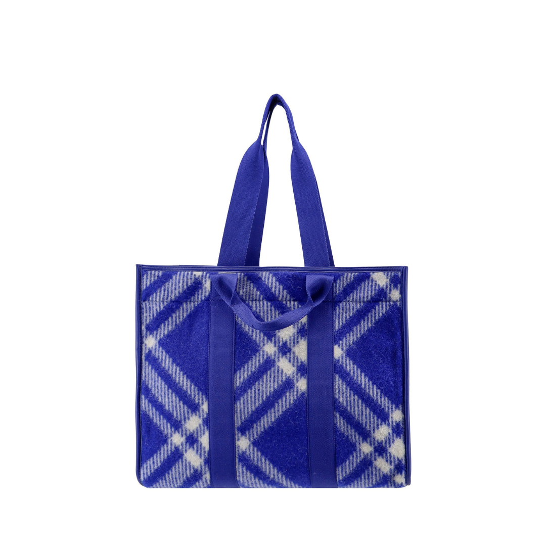 Canvas Check Tote